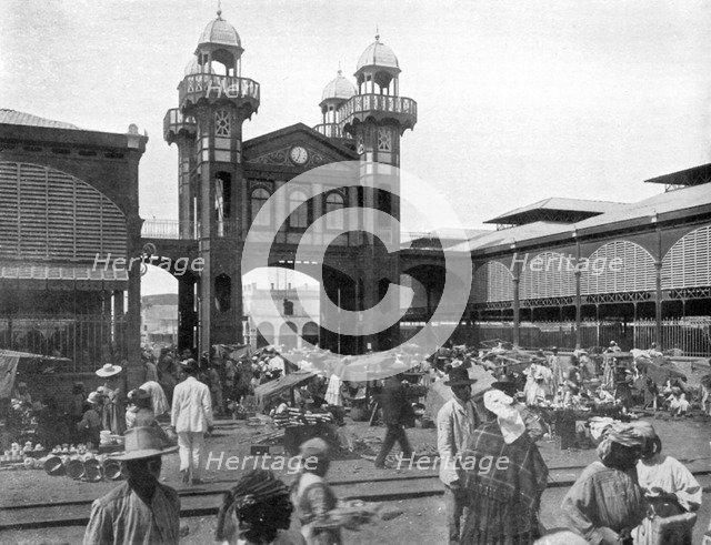 The market place, Port-au-Prince, Haiti, 1926. Artist: Unknown