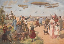 L'Exposition aérienne, c. 1908. Creator: Munier, J. (active ca 1900).