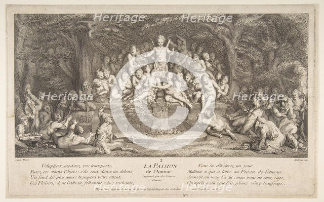 The Passion for Love.n.d. Creator: Claude Gillot.