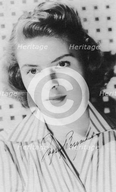 Ingrid Bergman (1915-1982), Swedish actress, c1930s. Artist: Unknown
