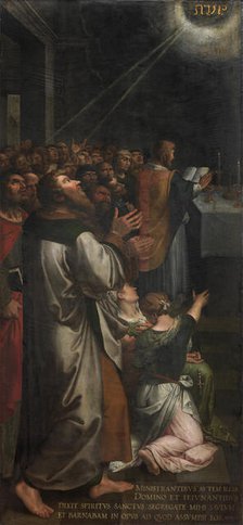 Paul and Barnabas chosen as apostles by the Holy Spirit, 1589-1596. Creator: Ambrosius Francken I.