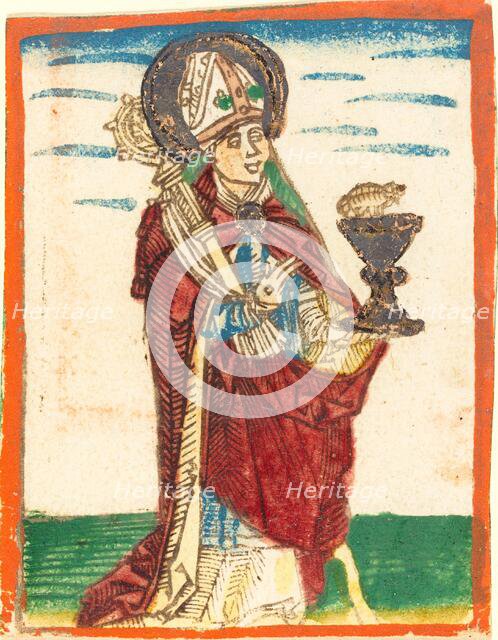 Saint Conrad of Constance, 1480/1490. Creator: Unknown.