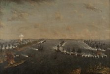 First Russo-Swedish Battle of Rochensalm on August 24, 1789, c. 1790. Creator: Schoultz, Johan Tietrich (1754-1807).