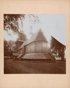 Church of St Sebastian - general view from the south-east, Niedzwiedz, between 1905-1915. Creator: Unknown.
