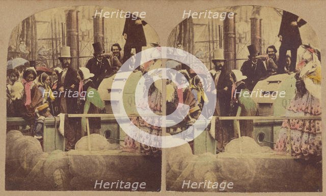 Seaside Excursion., about 1865. Creator: Alfred Silvester.