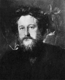 William Morris, English artist, writer, socialist and activist, late 19th century, (c1920). Artist: Unknown