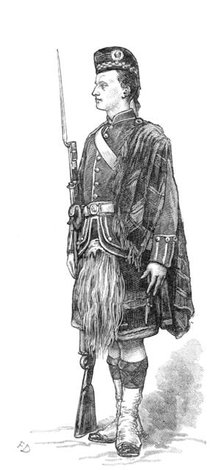 The Scottish Volunteers: 1st Sutherland (Sutherland Highland), 1881. Creator: Unknown.