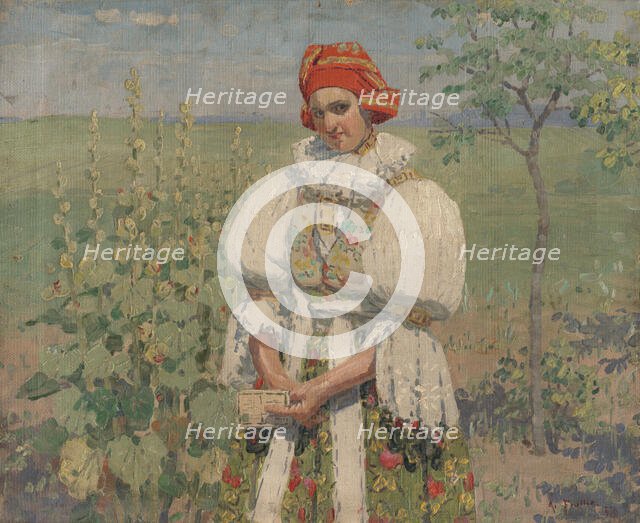 Love letter, 1915. Creator: Anton Frolka.