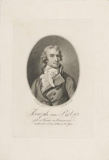 Joseph Friedrich von Retzer (1754-1824), before 1798. Creator: Keller, Joseph (1740-1823).