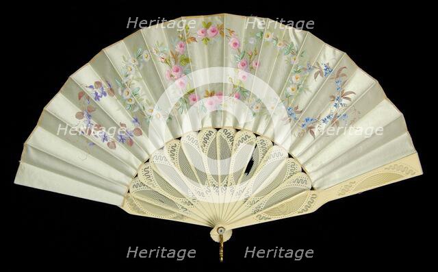 Fan, American, 1880-89. Creator: Unknown.