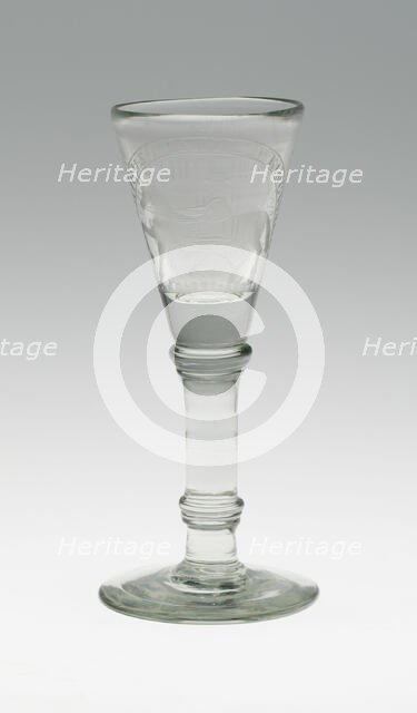 Wine Glass, England, c. 1690. Creator: Unknown.