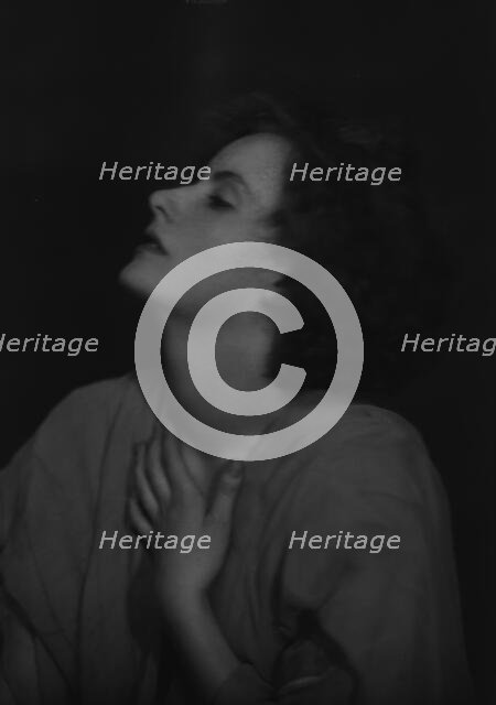 Miss Greta Garbo, portrait photograph, 1925 July 27. Creator: Arnold Genthe.