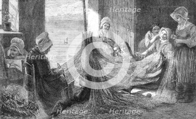 "Sunshine", by L. Smythe, in Wallis's Winter Exhibition, Suffolk-Street, 1865.  Creator: W Thomas.