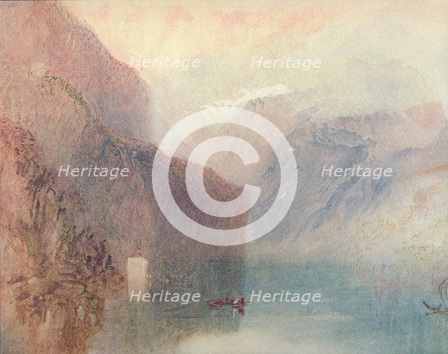 'Tell's Chapel, Fluelen', 1909. Artist: JMW Turner.