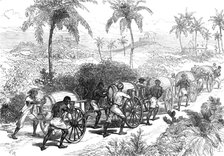 The Ashantee War: the water supply of Cape Coast Castle - from a sketch by our special artist, 1874. Creators: C. R., Melton Prior.