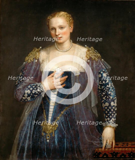 Portrait of a Venetian woman (La Bella Nani), c. 1560. Creator: Veronese, Paolo (1528-1588).