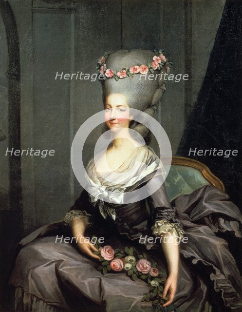 'The Princess Lamballe' late 18th century. Artist: Antoine Callet