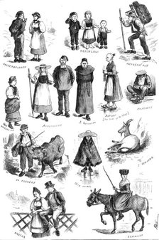 Notes of a Tourist: Swiss folk, 1883. Creator: Unknown.
