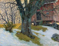 In April, 1892. Creator: Gustav Wentzel.