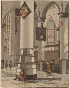Church Interior, 1774. Creator: Bernhard Schreuder.