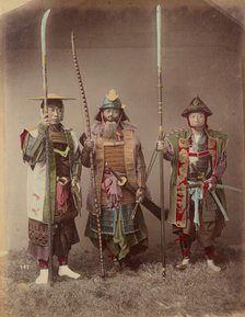 Samurai in Armour, 1870s-1890s. Creator: Kusakabe Kimbei.