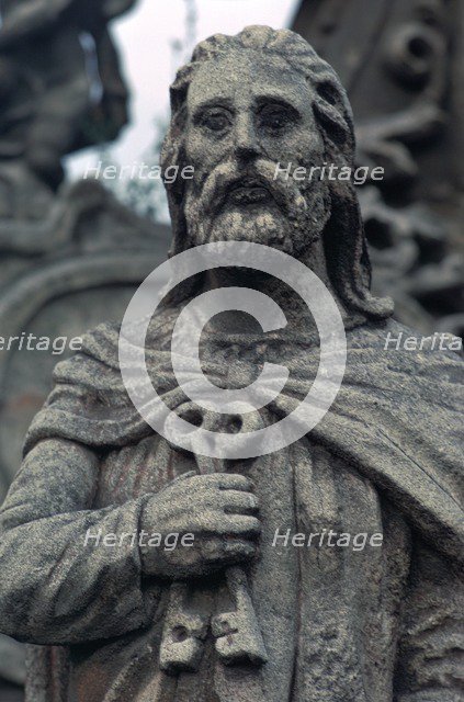 Statue of St Peter. Artist: Unknown