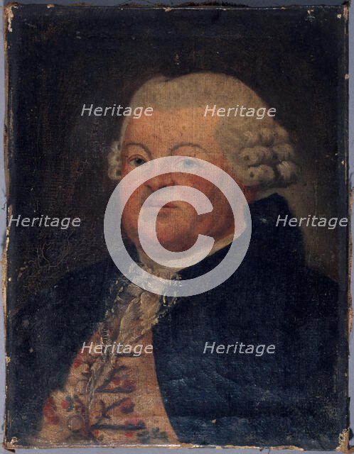 Portrait of an unknown person (circa 1760), c1760. Creator: Margherita Campion Brunet.