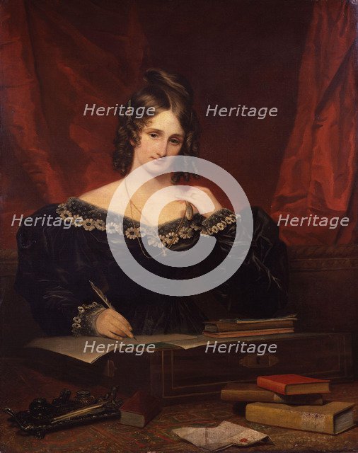 Mary Shelley, 1831. Artist: Stump, Samuel John (1778-1863)