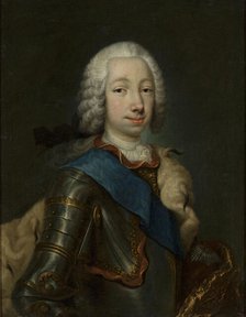 Portrait of Grand Duke Pyotr Fyodorovitch (1728-1762), c1748. Creator: Grooth, Georg-Christoph (1716-1749).