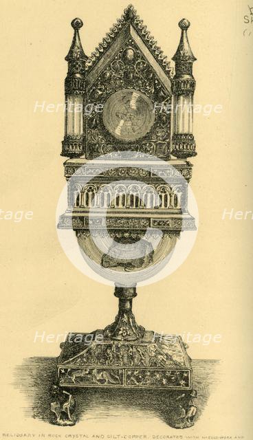 Reliquary, early 13th century, (1881).  Creator: J S Goepel.