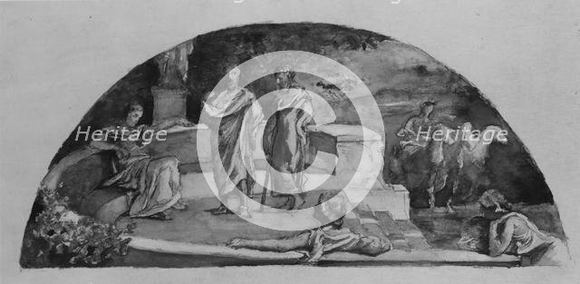 The Relation of the Individual to the State: Socrates and His Friends Discuss..., 1903. Creator: John La Farge.