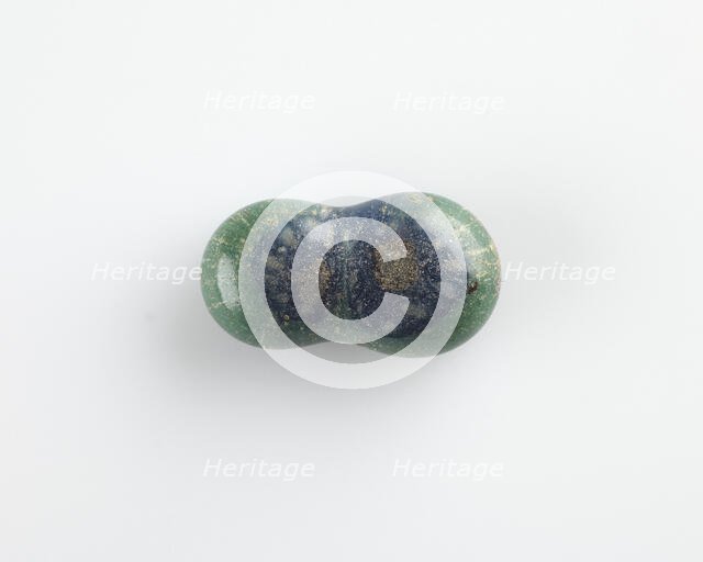 Double button bead, Ptolemaic Dynasty, 305-30 BCE. Creator: Unknown.