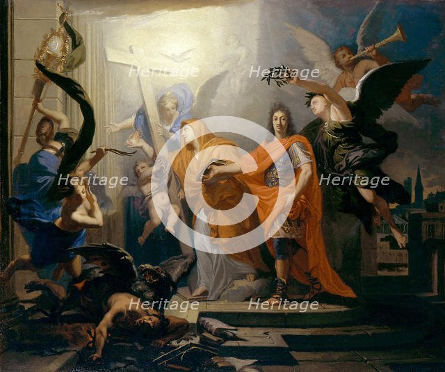 The Restoration of the Catholic Religion in Strasbourg, ca. 1681. Creator: Claude Guy Halle.