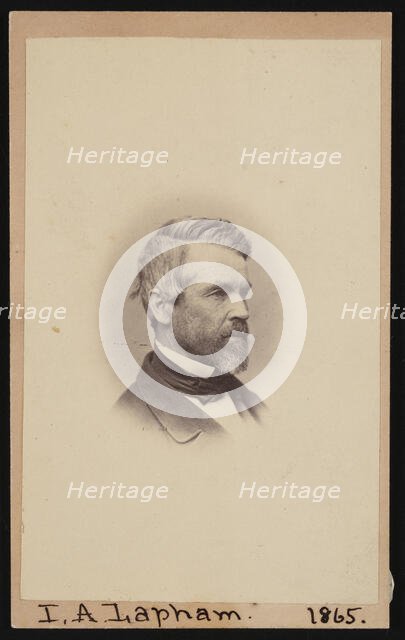 Portrait of Increase Allen Lapham (1811-1875), February 1865. Creator: Hugo Broich.