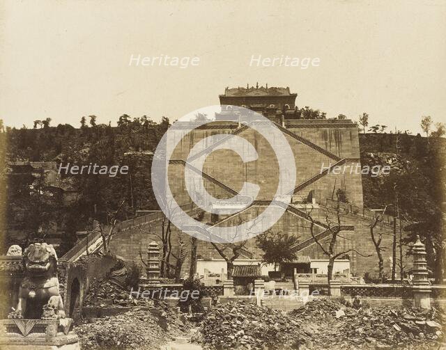 Emperor's Summer Palace, Peking, 1860. Creator: Felice Beato.