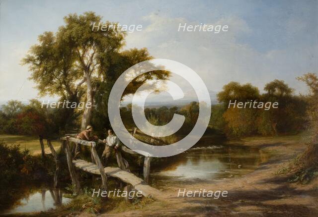 Worcestershire Scenery In Autumn, 1843. Creator: Frederick Henry Henshaw.