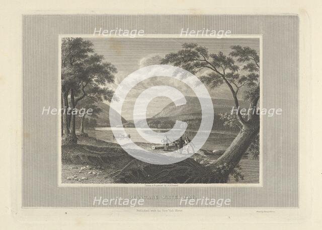 Delaware Water Gap, 1830. Creator: Asher Brown Durand.