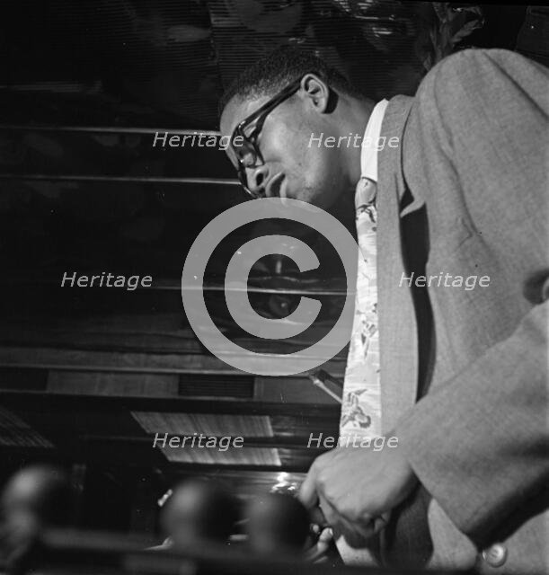 Portrait of Milt (Milton) Jackson, New York, N.Y., 1946. Creator: William Paul Gottlieb.