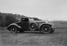 Charles Mortimer's Barker-bodied 2-seater Bentley, c1930s Artist: Bill Brunell.