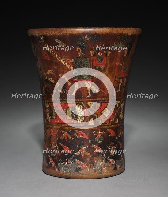 Kero (Waisted Cup), after 1550. Creator: Unknown.