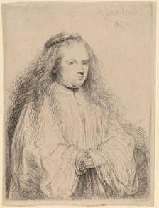 The Little Jewish Bride (Saskia as Saint Catherine), 1638. Creator: Rembrandt Harmensz van Rijn.
