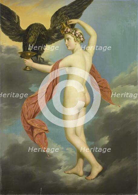 Hebe with Jupiter in the Guise of an Eagle, 1820-1826. Creator: Gustav Adolphe Diez.