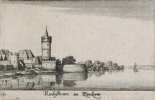 Amoenissimæ aliquot locorum ... effigies. Plate 14. Rudeßheim im Rinckow, 1635. Creator: Wenceslaus Hollar.