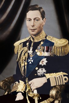 'His Majesty King George VI', c1936. Artist: Captain P North.