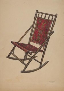 Rocking chair, 1939. Creator: Orison Daeda.