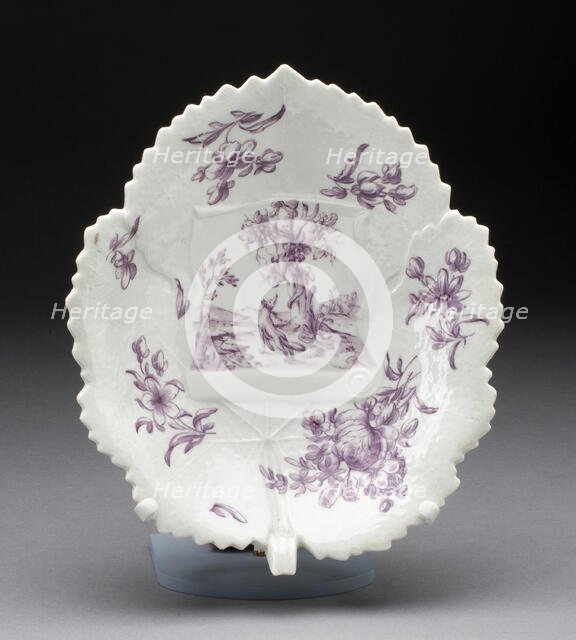 Dish, Worcester, c. 1760. Creator: Royal Worcester.