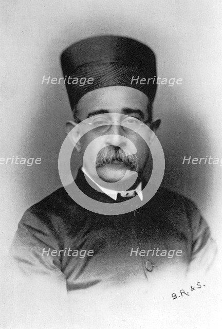 Dinshaw Edulji Wacha, Parsi Indian politician, 1902-1903. Artist: Unknown