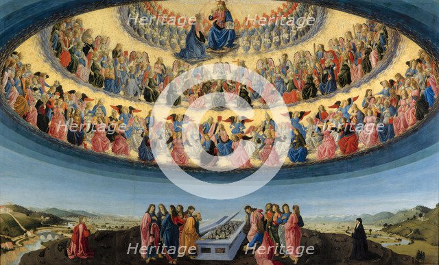 The Assumption of the Virgin, ca 1475. Artist: Botticini, Francesco (1446-1497)