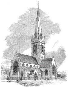 Church of the Holy Trinity, Building at Westminster, 1850. Creator: Unknown.