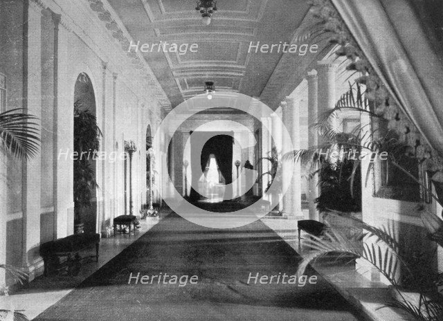 Long corridor, The White House, Washington, USA, 1908. Artist: Unknown